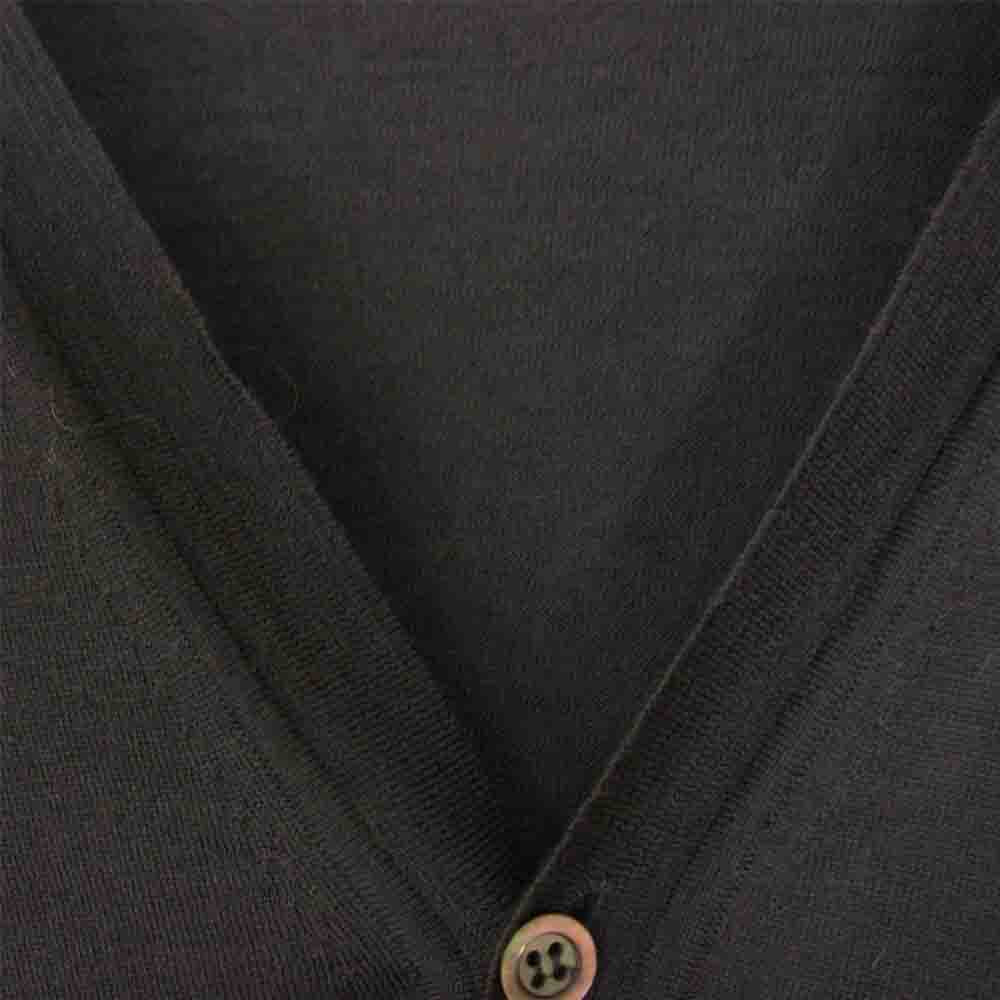 CRUCIANI クルチアーニ ウール ニット カーディガン ブラック系 46【中古】
