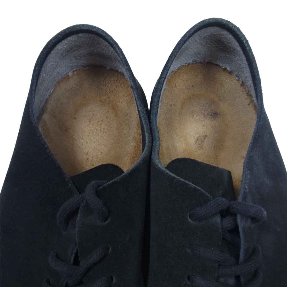 BIRKENSTOCK ビルケンシュトック Maine Suede Leather メイン レザー シューズ ブラック系 41【中古】