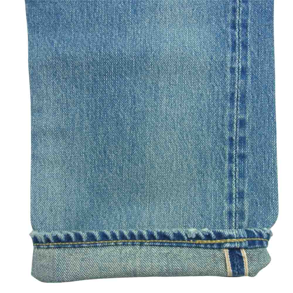 HYSTERIC GLAMOUR ヒステリックグラマー 0204AP06 CPR加工 スタッズ ボタンフライ デニム パンツ インディゴブルー系 32【中古】