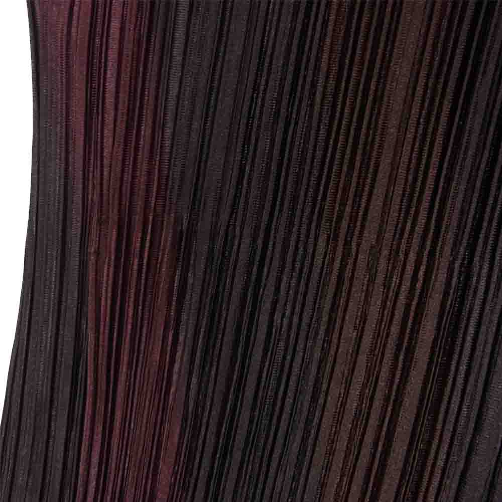 PLEATS PLEASE プリーツプリーズ イッセイミヤケ PP93-JD702 プリーツ加工 グラデーション ストライプ カーディガン パープル系 4【中古】