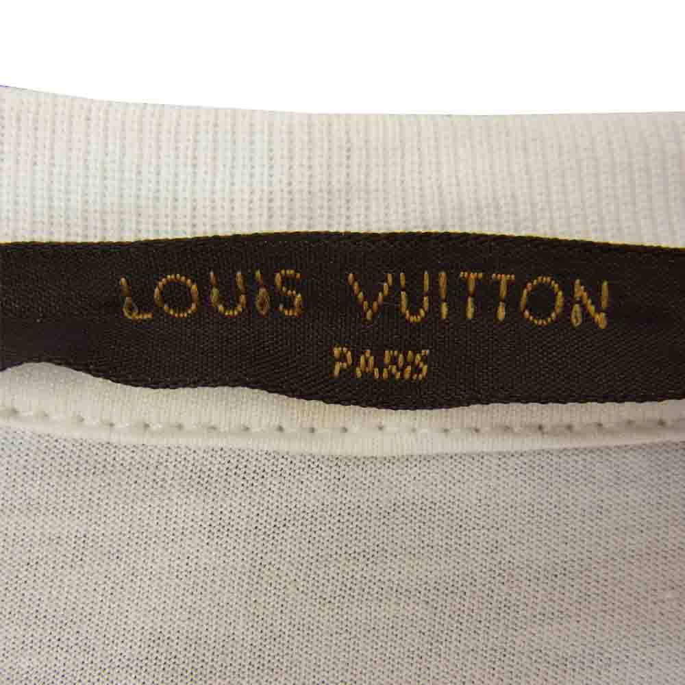 LOUIS VUITTON ルイ・ヴィトン 国内正規品 LVJ RM142M LVカップ ワッペン付き Tシャツ ホワイト系 S【中古】
