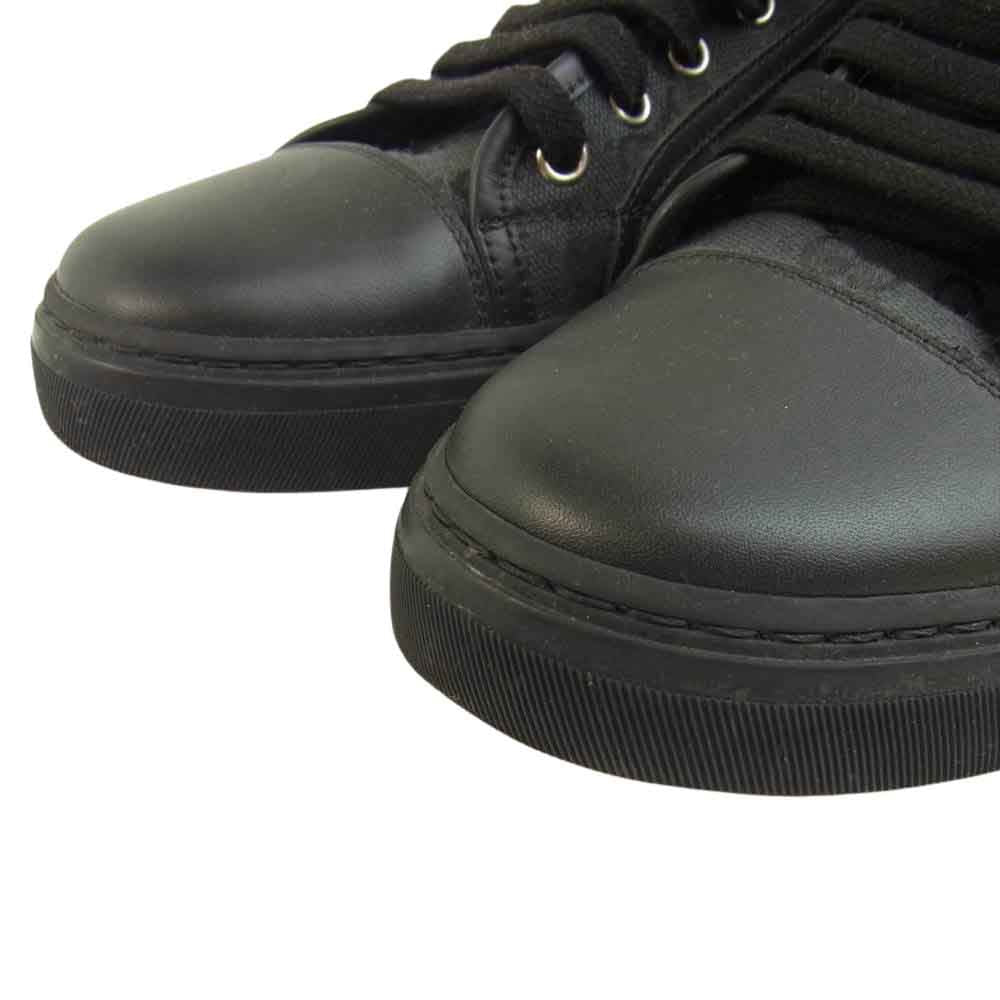 GUCCI グッチ GGキャンバス ハイカット スニーカー ブラック系 6【中古】
