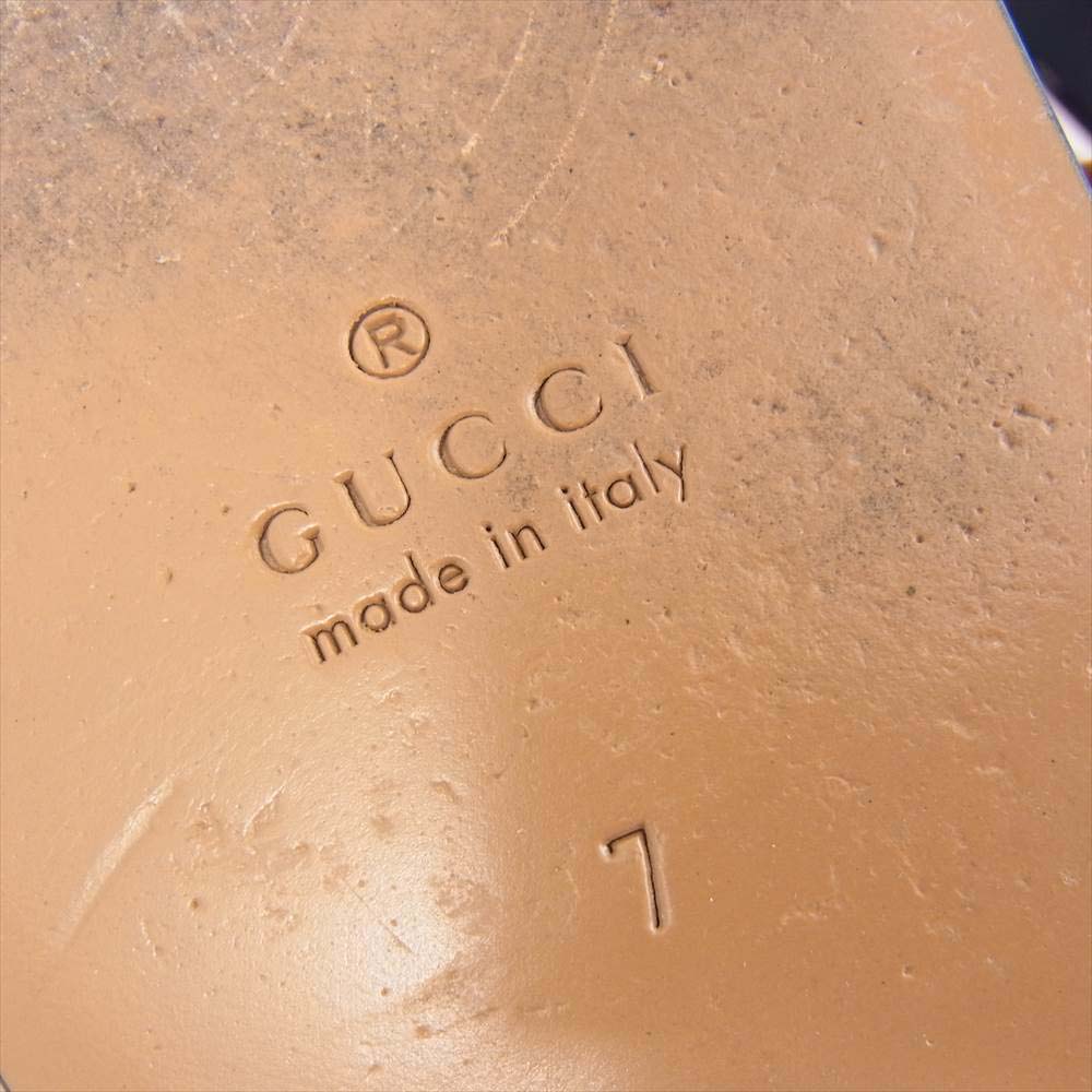 GUCCI グッチ GGキャンバス ストラップ サンダル マルチカラー系 7【中古】