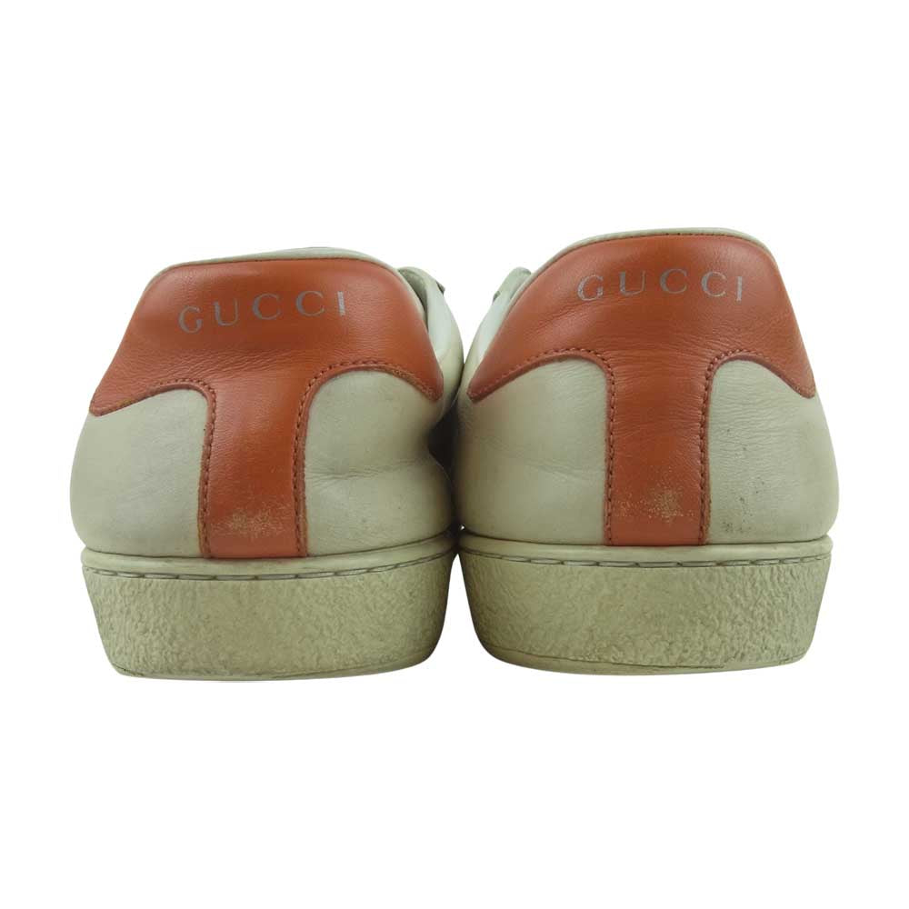 GUCCI グッチ × Disney ディズニー ミッキー 603697 ローカット スニーカー オフホワイト系 6【中古】
