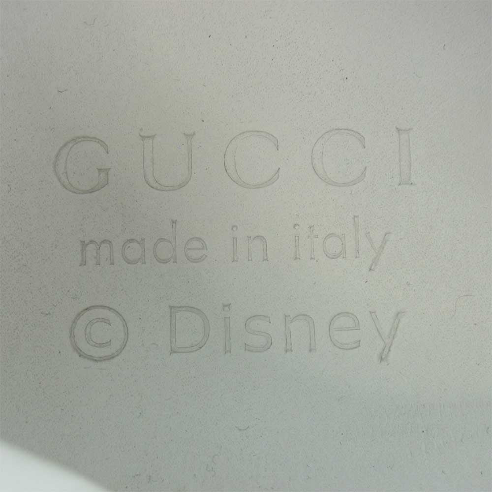 GUCCI グッチ × Disney ディズニー ミッキー 603697 ローカット スニーカー オフホワイト系 6【中古】
