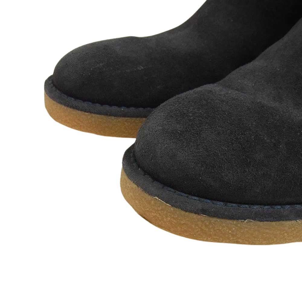 LOUIS VUITTON ルイ・ヴィトン レザー スエード ペコス ミドル ブーツ ブラック系 6【中古】