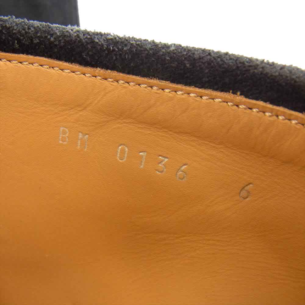 LOUIS VUITTON ルイ・ヴィトン レザー スエード ペコス ミドル ブーツ ブラック系 6【中古】