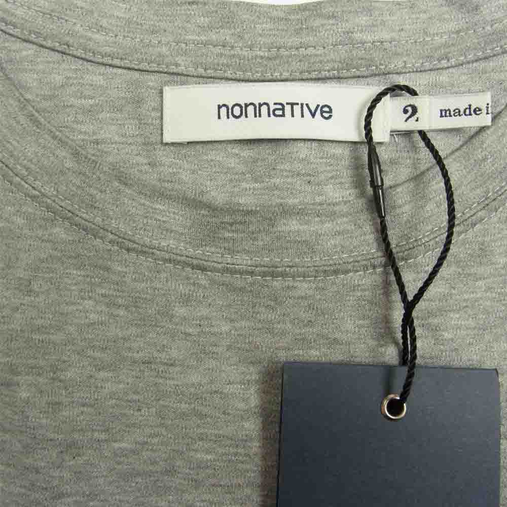 nonnative ノンネイティブ 20SS NN-C3723 DWELLER L/S TEE C/V JERSEY 長袖 カットソー グレー系 2【新古品】【未使用】【中古】