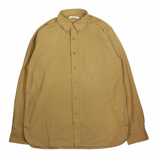 nonnative ノンネイティブ NN-S3901 DWELLER BDジャージー COTTON GABARDINE コットン ギャバジン 長袖 シャツ  ベージュ系 3【新古品】【未使用】【中古】