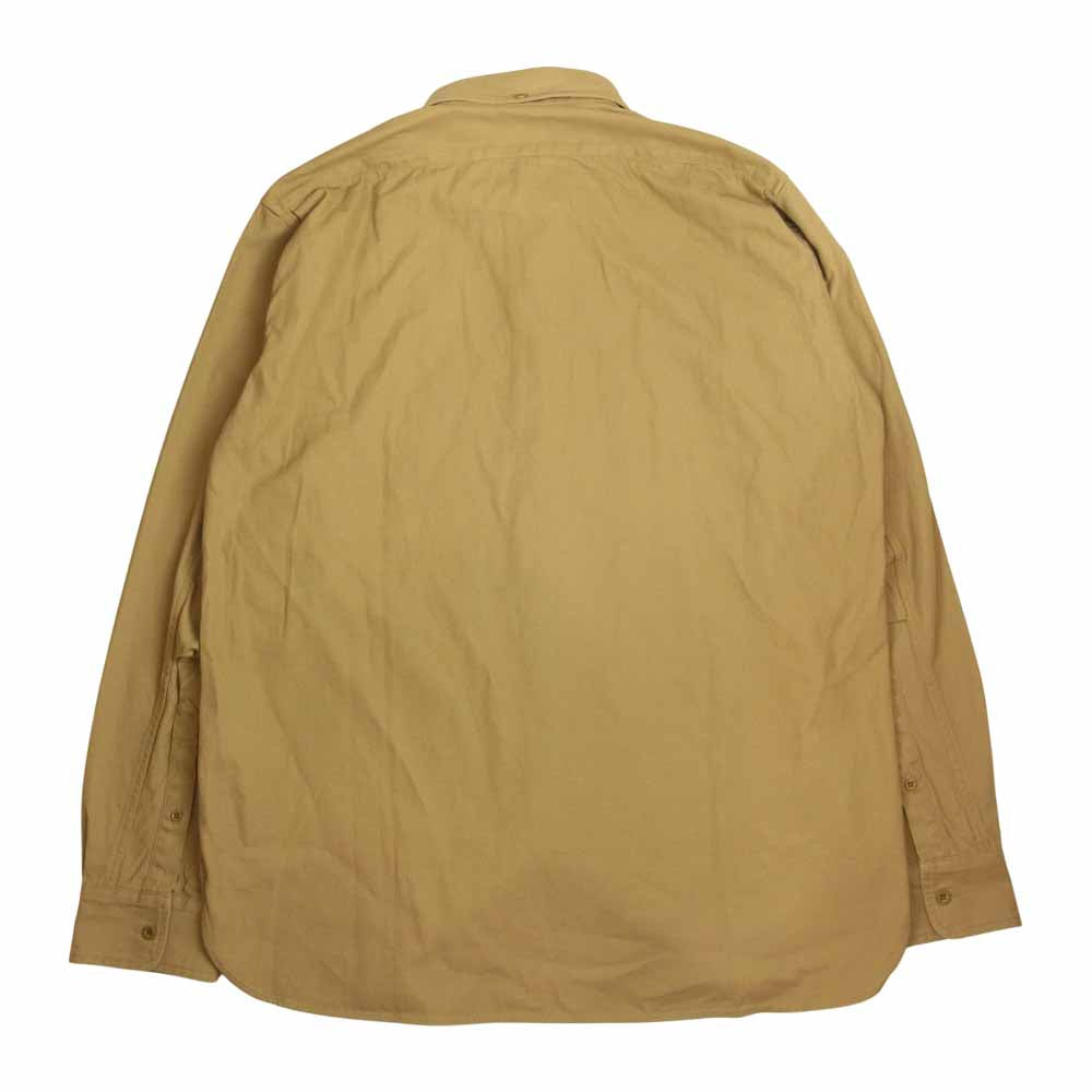 nonnative ノンネイティブ NN-S3901 DWELLER BDジャージー COTTON GABARDINE コットン ギャバジン 長袖 シャツ  ベージュ系 3【新古品】【未使用】【中古】