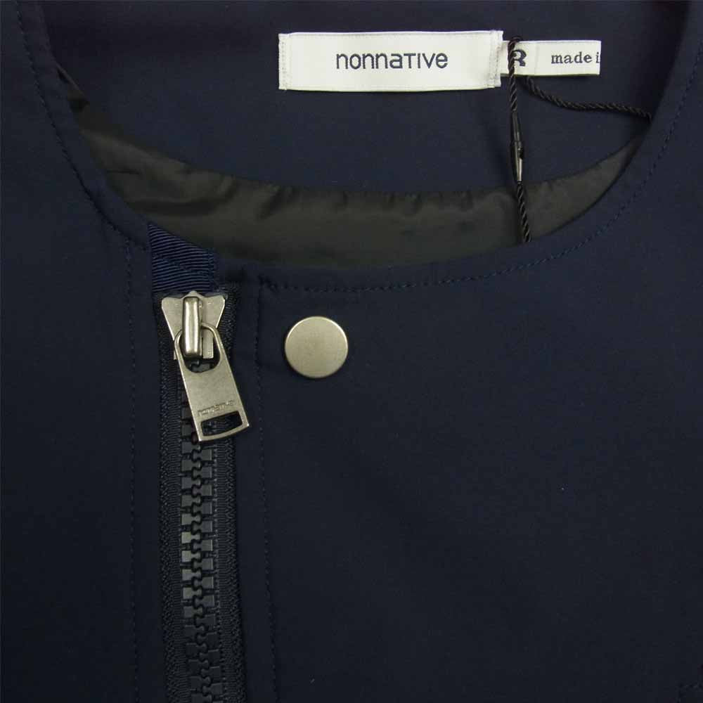 nonnative ノンネイティブ NN-J4011 RIDER BLOUSON POLY TWILL Pliantex ライダース ブルゾン ネイビー系 3【新古品】【未使用】【中古】