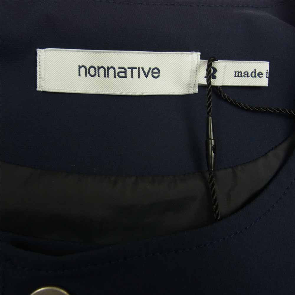 nonnative ノンネイティブ NN-J4011 RIDER BLOUSON POLY TWILL Pliantex ライダース ブルゾン ネイビー系 3【新古品】【未使用】【中古】