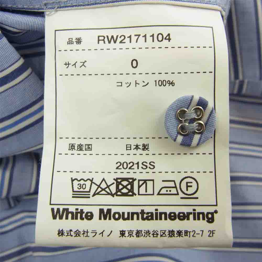 WHITE MOUNTAINEERING ホワイトマウンテニアリング RW2171104 STRIPE