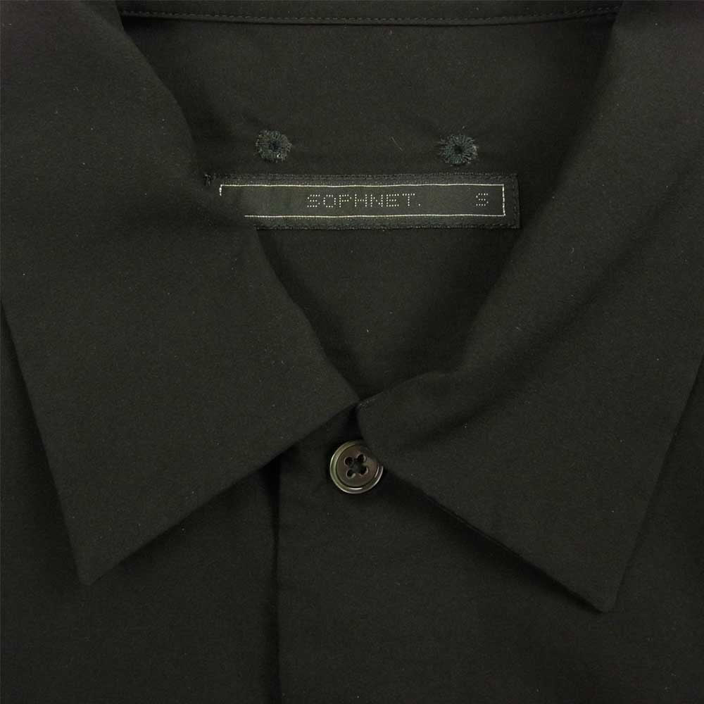 SOPHNET. ソフネット 20SS SOPH-200024 S/S PULLOVER HEM CODE SHIRT プルオーバー 半袖 シャツ ブラック系 S【中古】