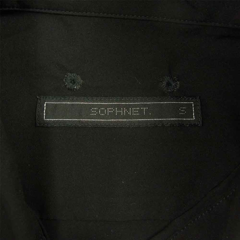 SOPHNET. ソフネット 20SS SOPH-200024 S/S PULLOVER HEM CODE SHIRT プルオーバー 半袖 シャツ ブラック系 S【中古】
