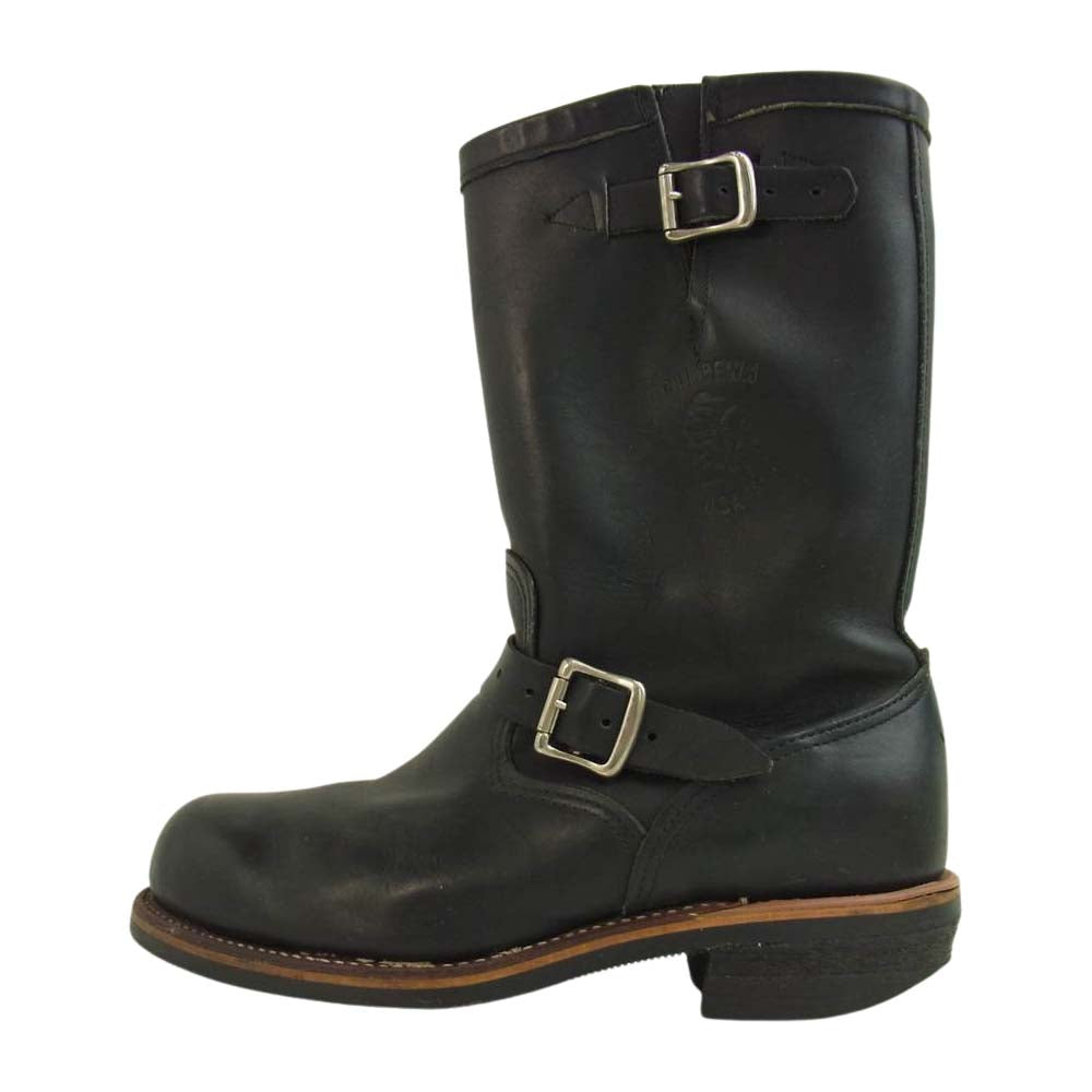 Chippewa チペワ 27899 ENGINEER BOOTS エンジニアブーツ ブラック系 8.5E【中古】