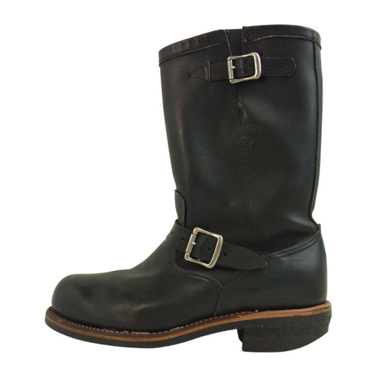 Chippewa チペワ 27899 ENGINEER BOOTS エンジニアブーツ ブラック系 8.5E【中古】