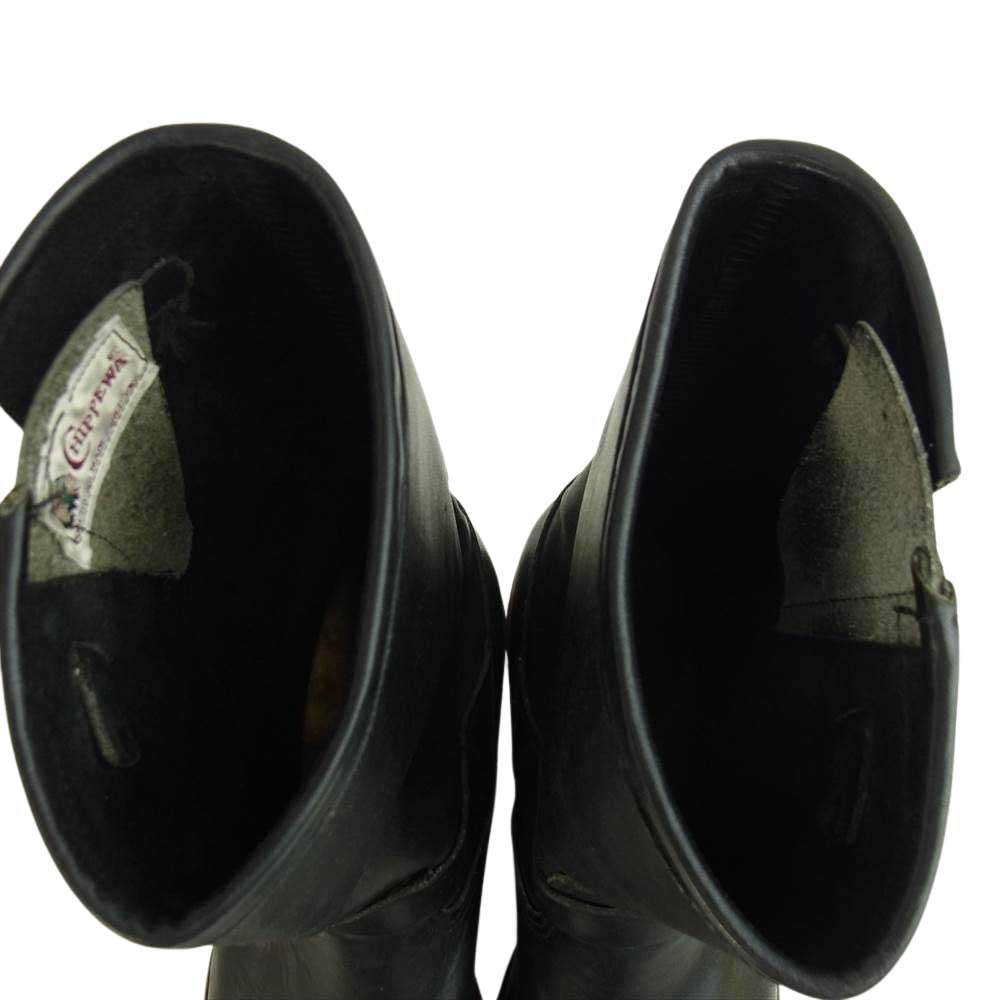 Chippewa チペワ 27899 ENGINEER BOOTS エンジニアブーツ ブラック系 8.5E【中古】