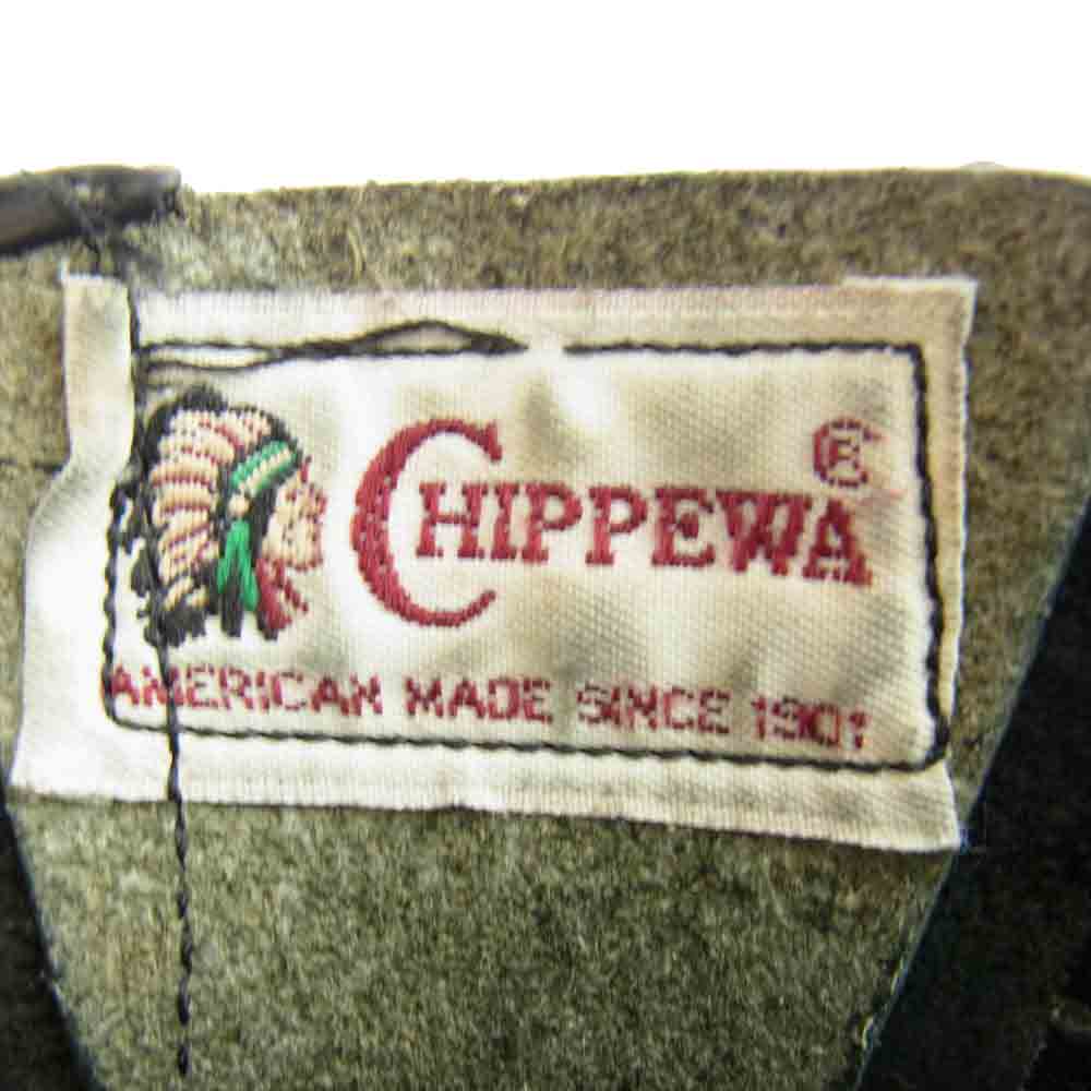 Chippewa チペワ 27899 ENGINEER BOOTS エンジニアブーツ ブラック系 8.5E【中古】