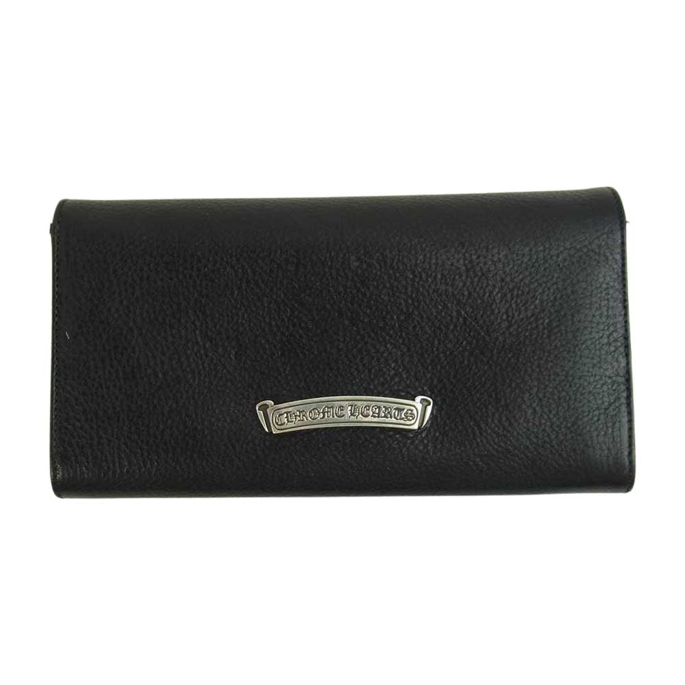 CHROME HEARTS クロムハーツ（原本有） JUDY ジュディ レザー 長財布 ブラック系【中古】