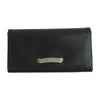 CHROME HEARTS クロムハーツ（原本有） JUDY ジュディ レザー 長財布 ブラック系【中古】