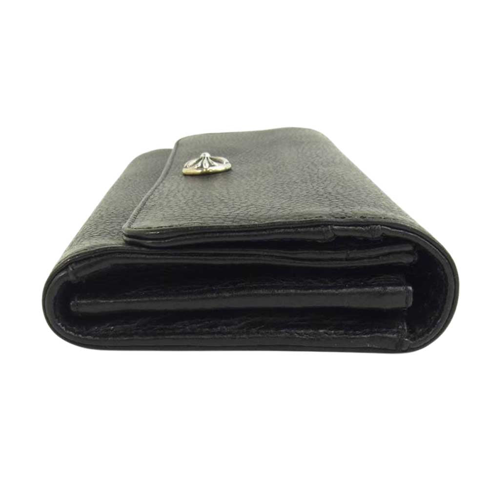 CHROME HEARTS クロムハーツ（原本有） JUDY ジュディ レザー 長財布 ブラック系【中古】