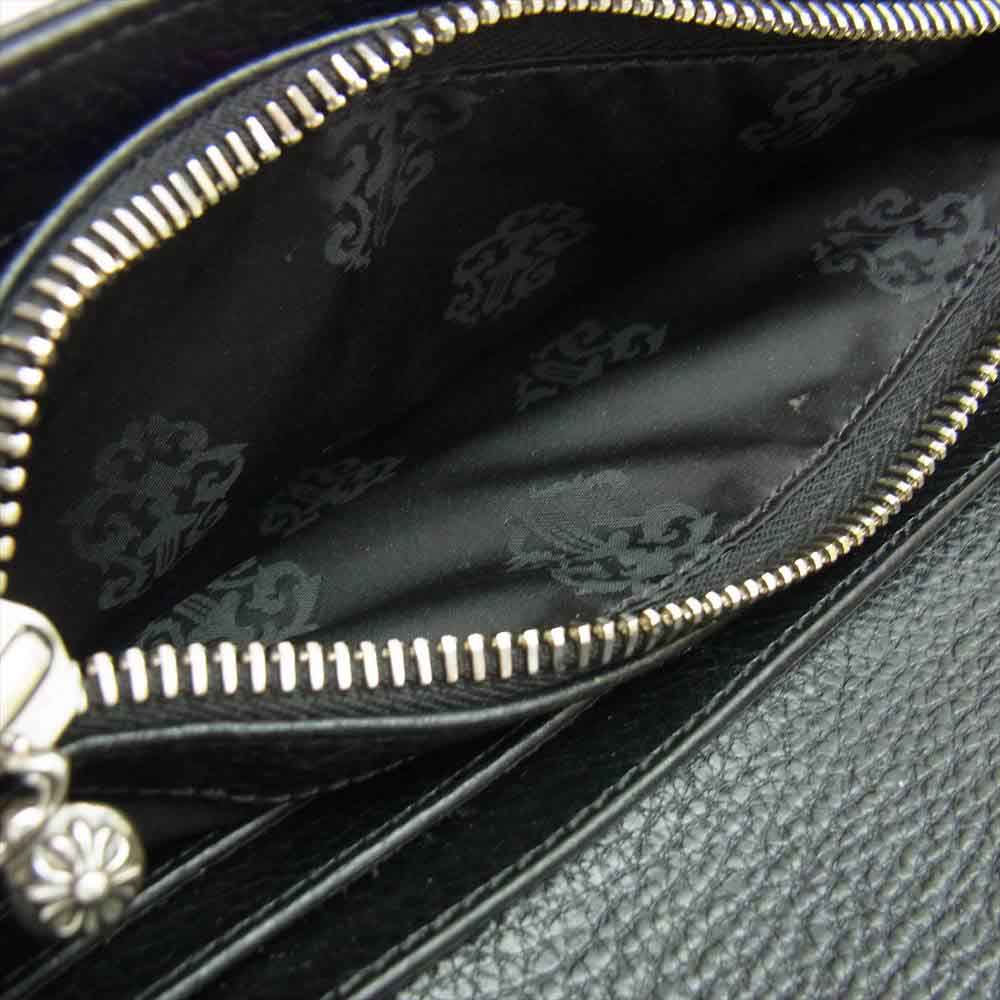 CHROME HEARTS クロムハーツ（原本有） JUDY ジュディ レザー 長財布 ブラック系【中古】