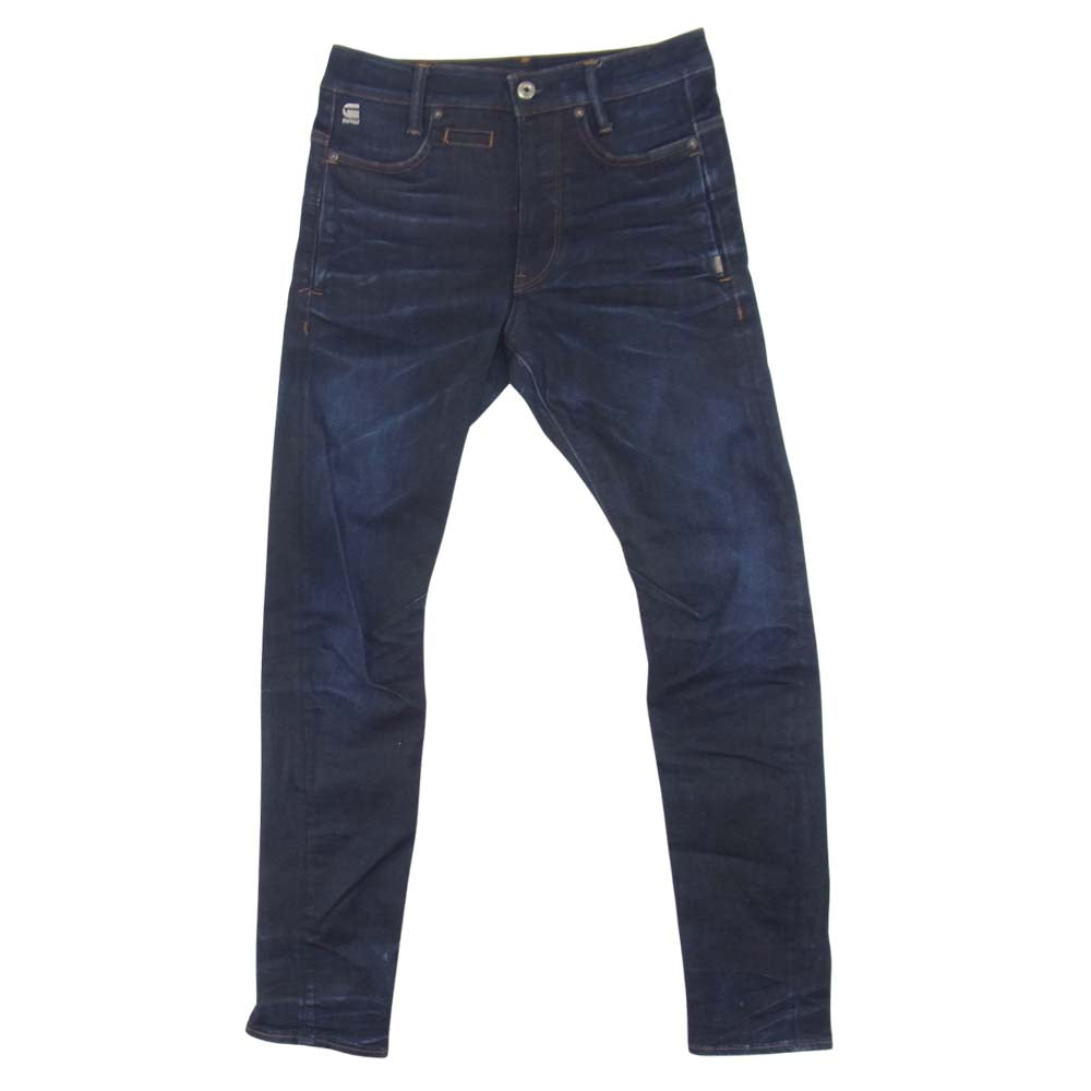G-STAR ジースター D-STAQ 3D SLIM JEANS スリムフィット デニム ジーンズ インディゴブルー系 26【中古】