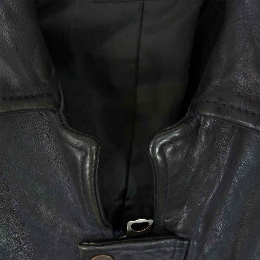 glamb グラム GB0419JKT02 ダーデンレザー　袖切替 ジャケット ブラック系 O【中古】