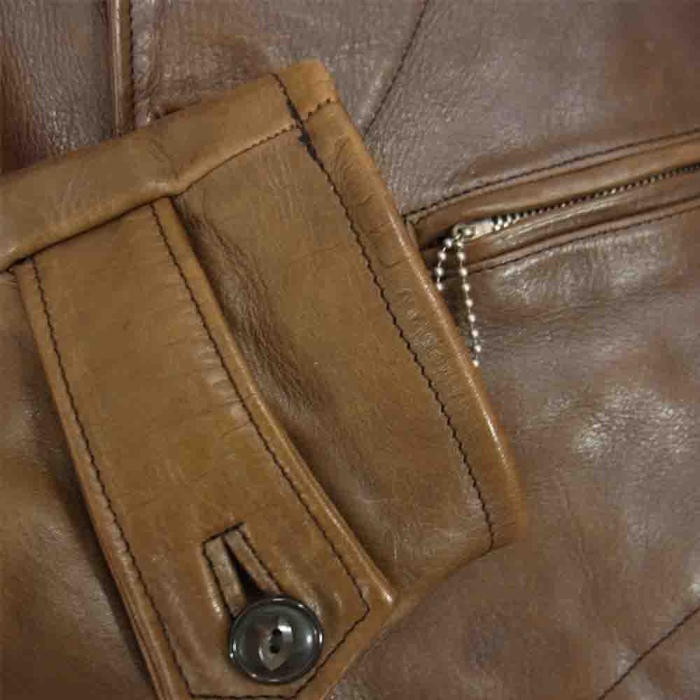 PHIGVEL フィグベル PM0-OT02  カウレザー ジャケット ブラウン系 1【中古】