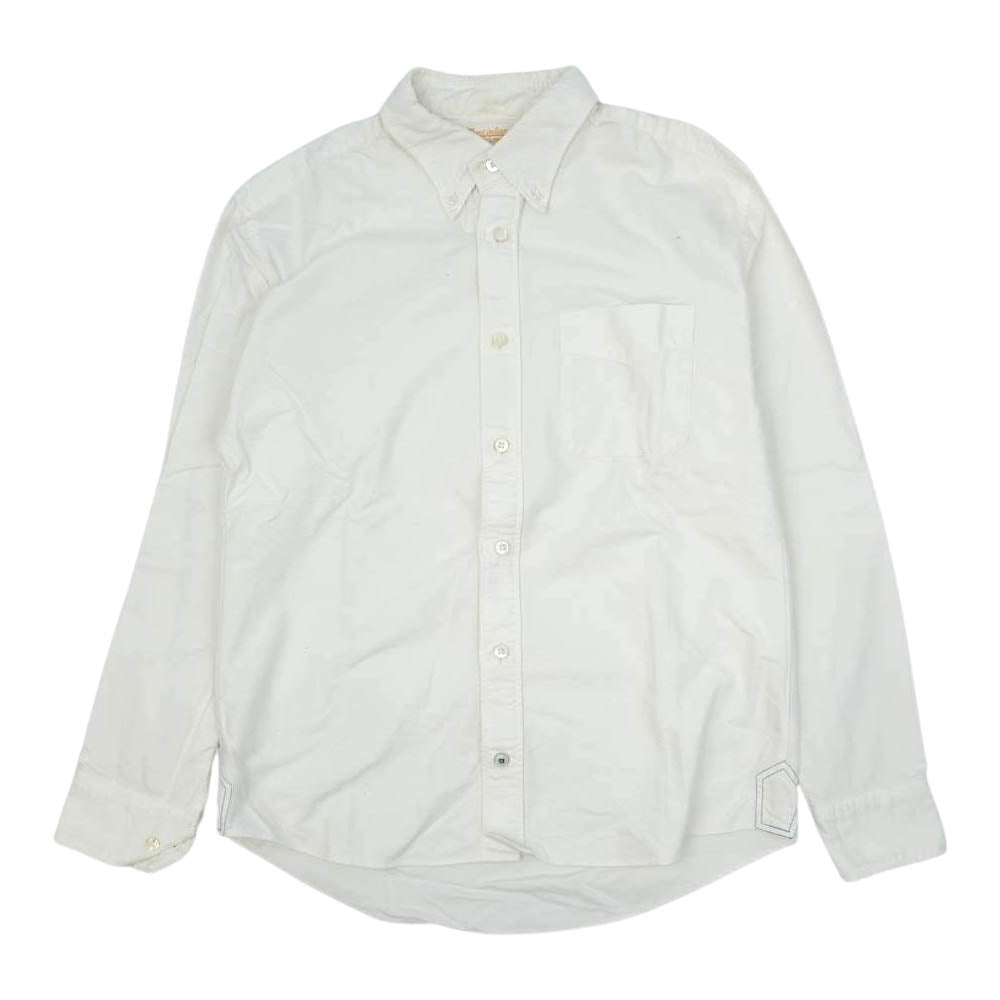 VISVIM ビズビム west indian seaisland オックスフォード B.D シャツ ホワイト系 M【中古】
