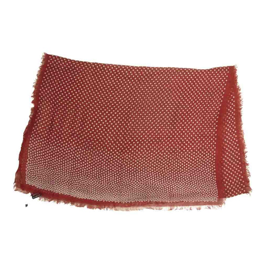 GUCCI グッチ GG ドット柄 ストール エンジ系【中古】