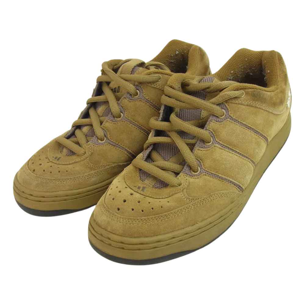 adidas アディダス 666152 SKATEBOARDING ROBIA スケートボーディング ロエビア スエード スニーカー カーキ系 28cm【中古】