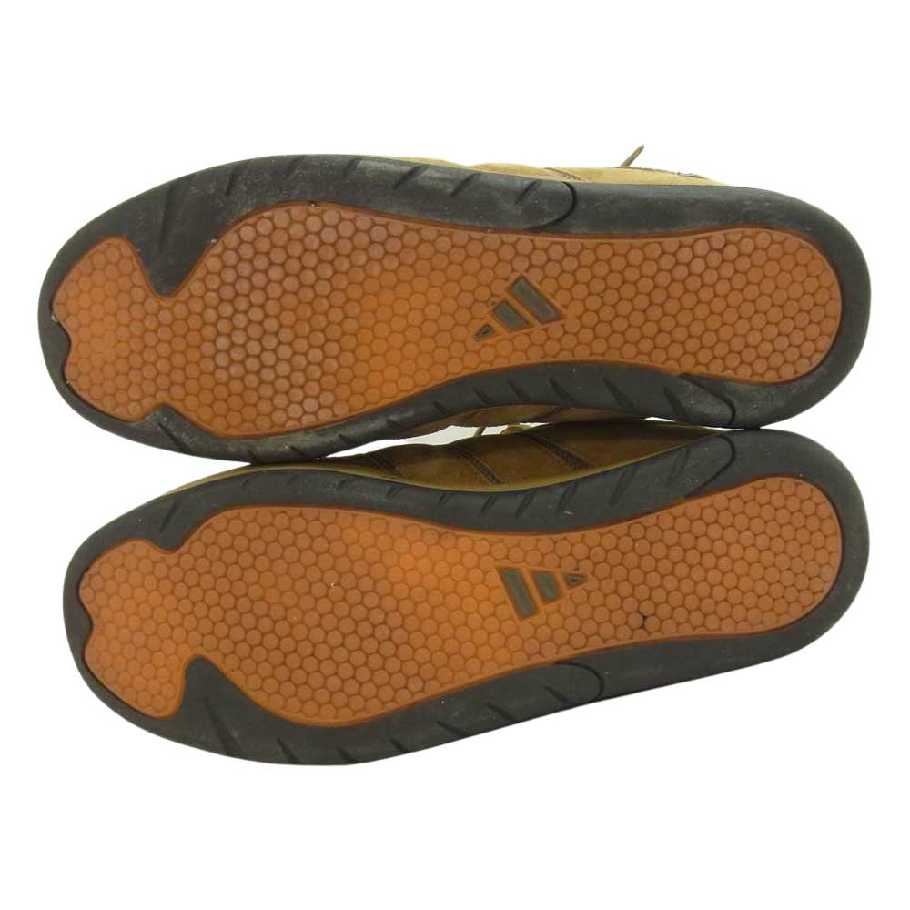 adidas アディダス 666152 SKATEBOARDING ROBIA スケートボーディング ロエビア スエード スニーカー カーキ系 28cm【中古】