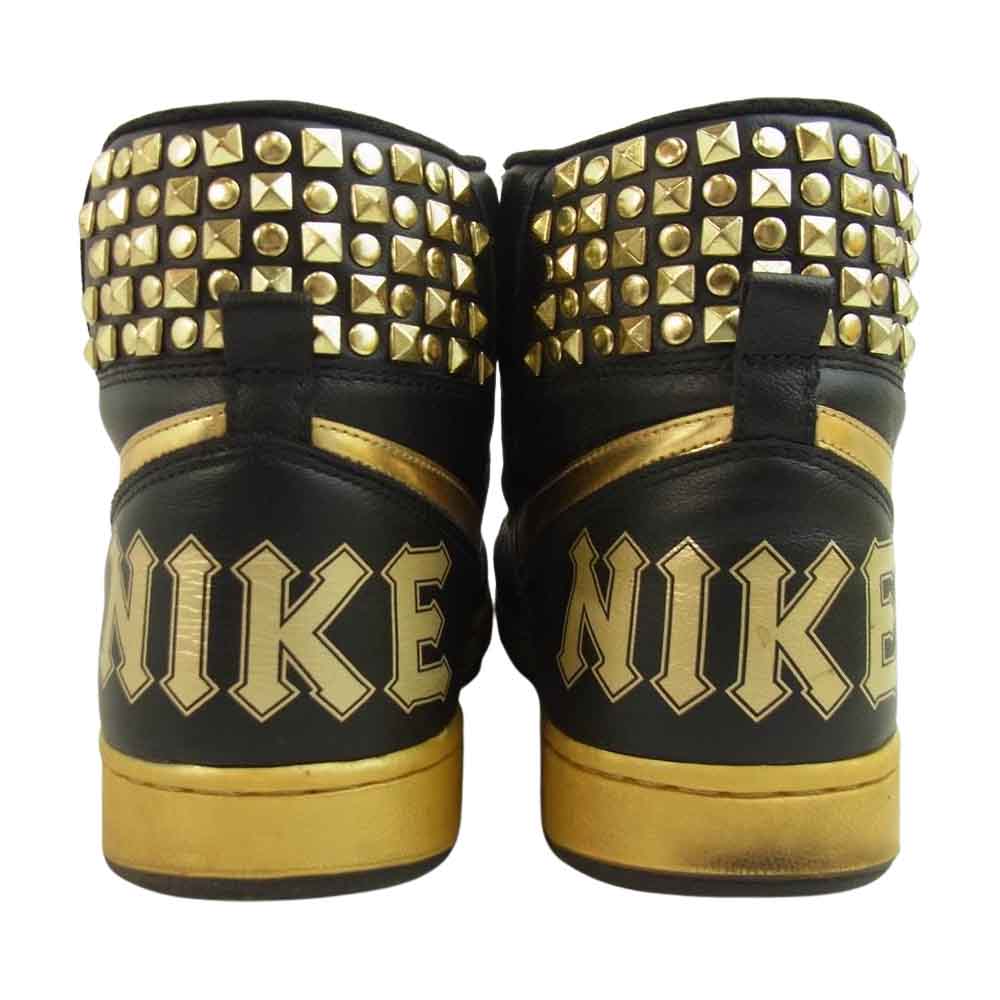 NIKE ナイキ 325319-071 TERMINATOR HIGH SUPREME Rockn Roll Pack ターミネーター ハイ シュプリーム ロックンロール パック スタッズ スニーカー ブラック系 28cm【中古】