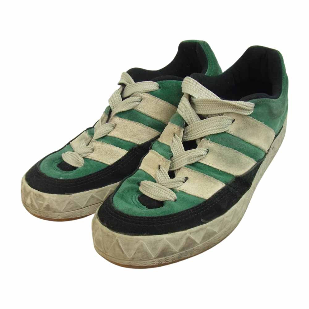 adidas アディダス 79490 Adimatic アディマティック スエード スニーカー グリーン系 28.5cm【中古】