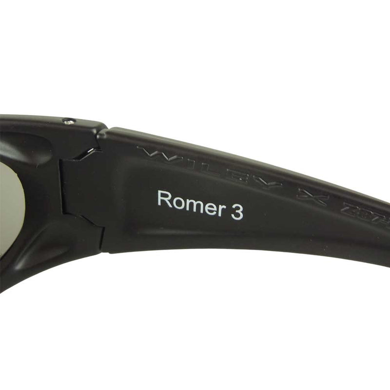 ワイリーエックス WXJ-1004-4 ROMER3 ローマー3 アイウェア 眼鏡 ブラック系 62□18【極上美品】【中古】