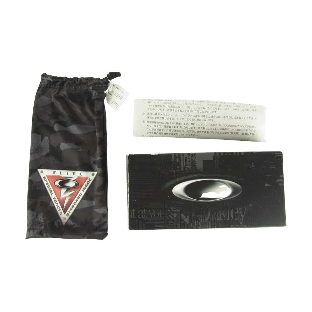 OAKLEY オークリー 11-013 国内正規品 STRAIGHT JACKET ストレートジャケット サングラス ブラック系【極上美品】【中古】