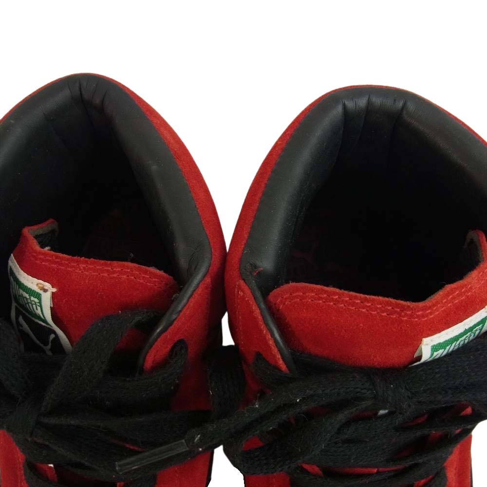 PUMA プーマ スエード ハイカット スニーカー レッド レッド系 28.5cm【中古】