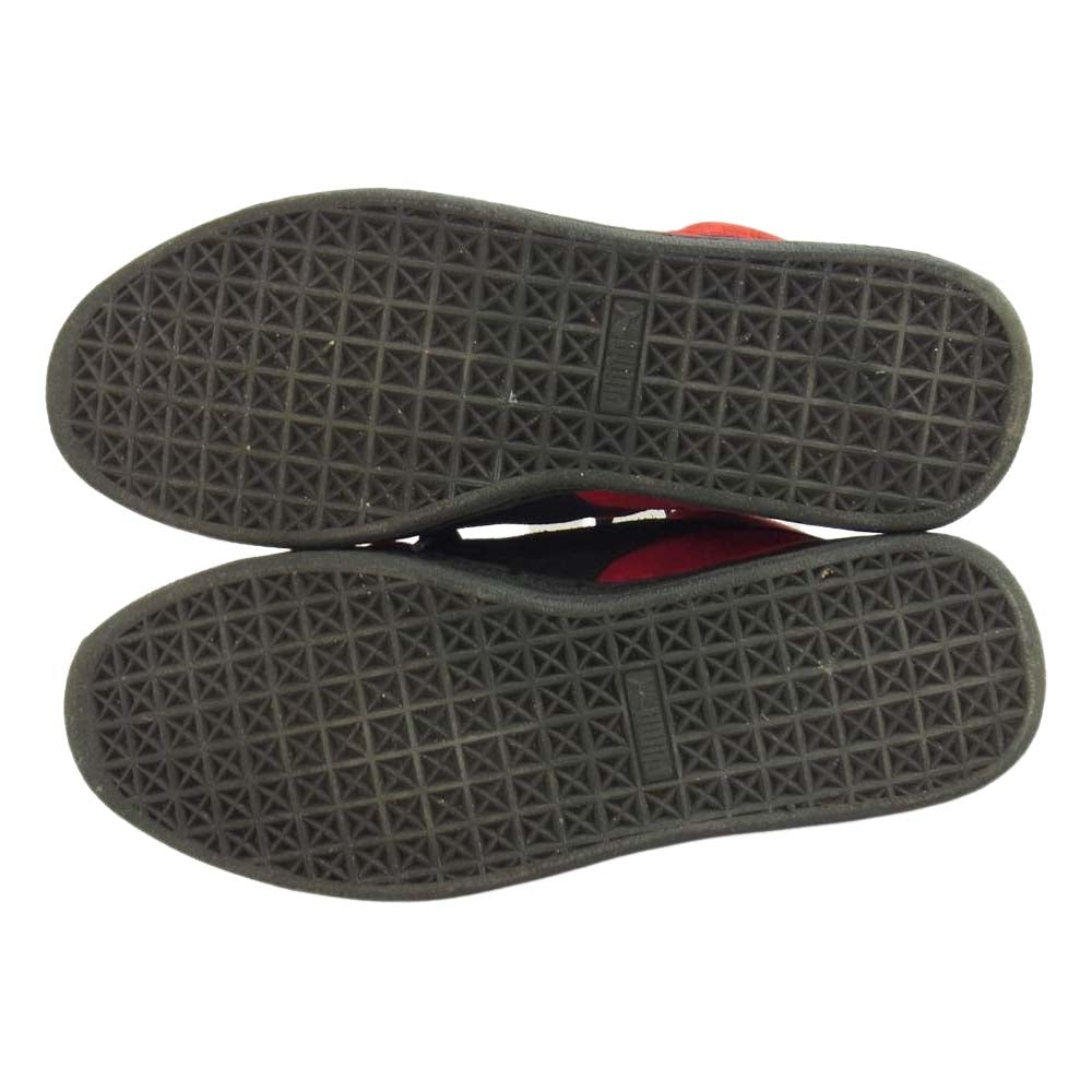PUMA プーマ スエード ハイカット スニーカー レッド レッド系 28.5cm【中古】