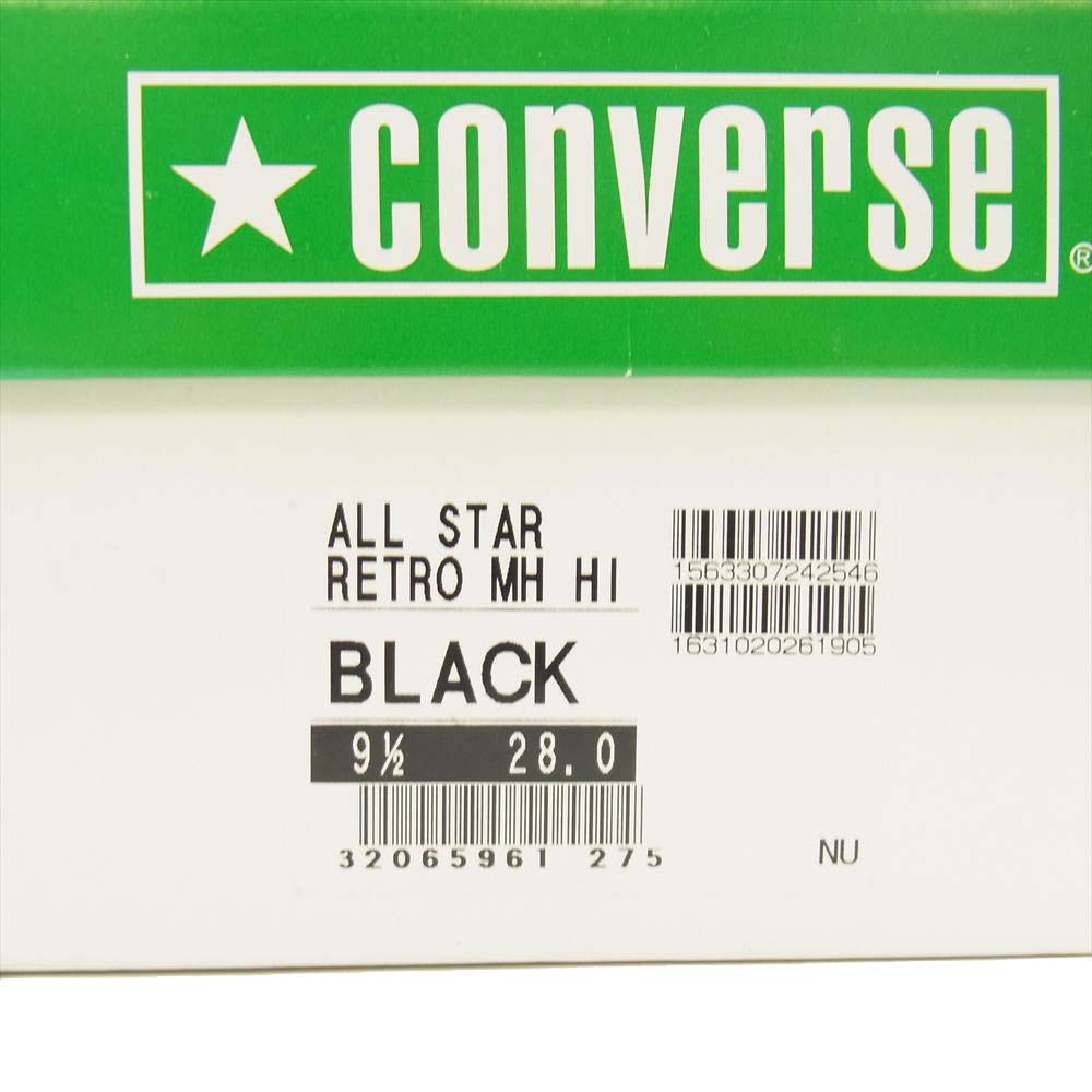 CONVERSE コンバース × N.HOOLYWOOD エヌハリウッド ミスターハリウッド × 野口強 ALL STAR RETRO MH HI オールスター レトロ チャックテイラー ハイカット スニーカー ブラック系 28cm【中古】