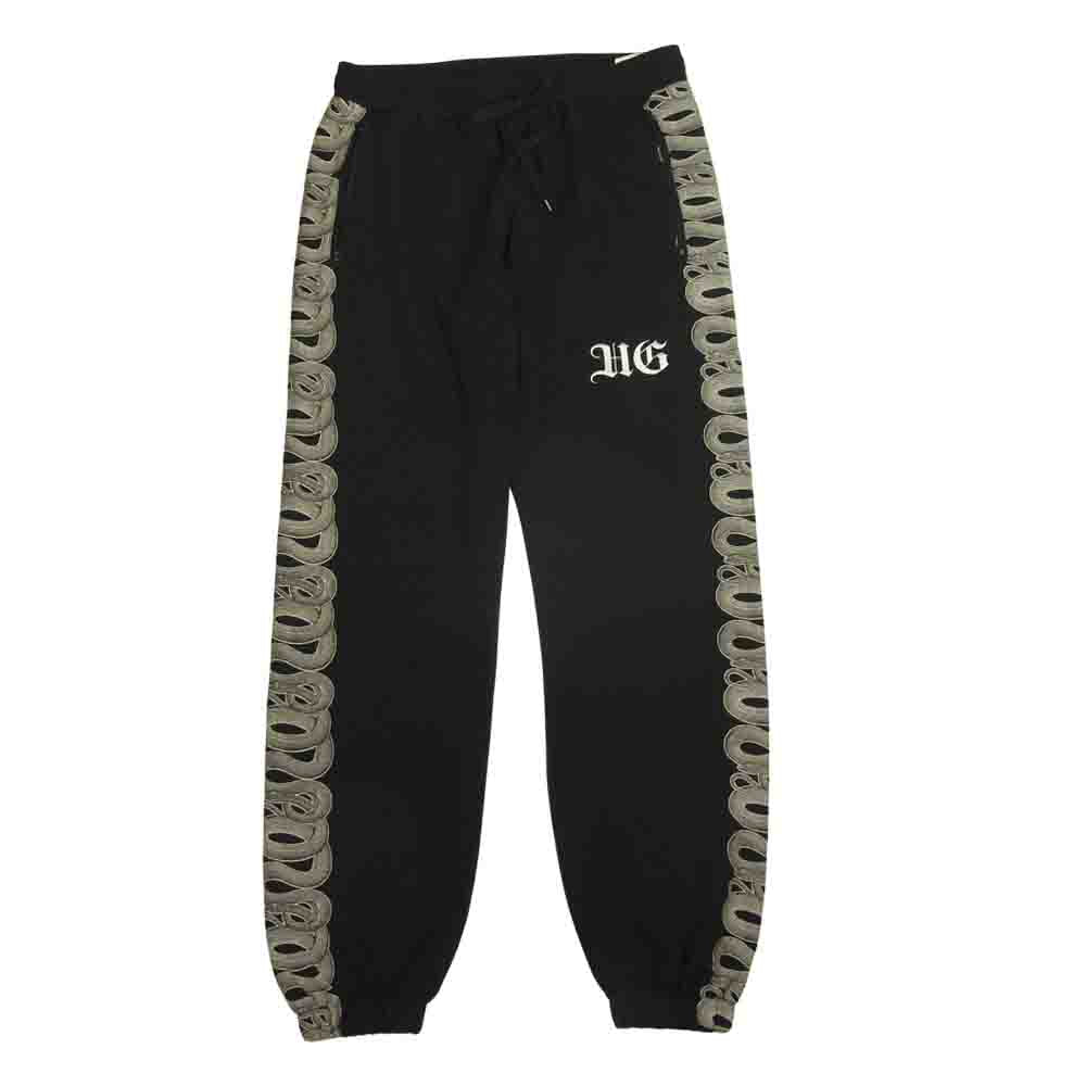 HYSTERIC GLAMOUR ヒステリックグラマー 02221CP08 SNSKL LOOP スウェット パンツ ブラック系 M【中古】