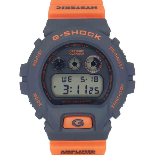 G-SHOCK ジーショック DW-6900FS × HYSTERIC  GLAMOUR ヒステリックグラマー 腕時計 ウォッチ ネイビー系 オレンジ系【新古品】【未使用】【中古】