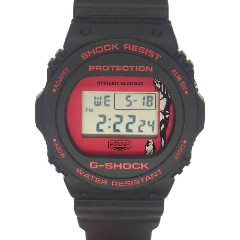 G-SHOCK ジーショック × HYSTERIC  GLAMOUR ヒステリックグラマー DW-5750E 腕時計 ウォッチ ブラック系【新古品】【未使用】【中古】