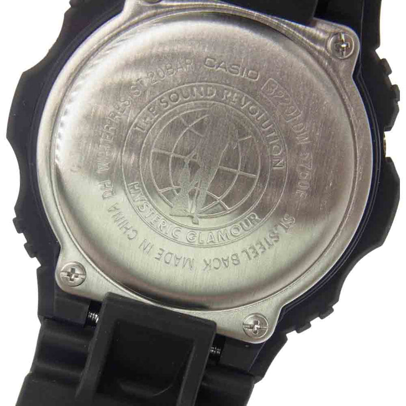 G-SHOCK ジーショック × HYSTERIC  GLAMOUR ヒステリックグラマー DW-5750E 腕時計 ウォッチ ブラック系【新古品】【未使用】【中古】