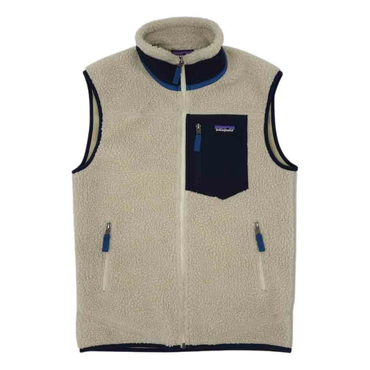 patagonia パタゴニア 18AW 23048 18年製 Classic Retro-X Vest メンズ クラシック レトロX フリース ベスト ベージュ系 S【中古】