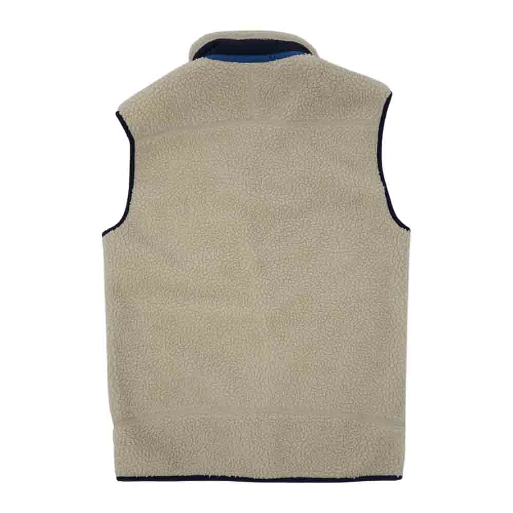 patagonia パタゴニア 18AW 23048 18年製 Classic Retro-X Vest メンズ クラシック レトロX フリース ベスト ベージュ系 S【中古】