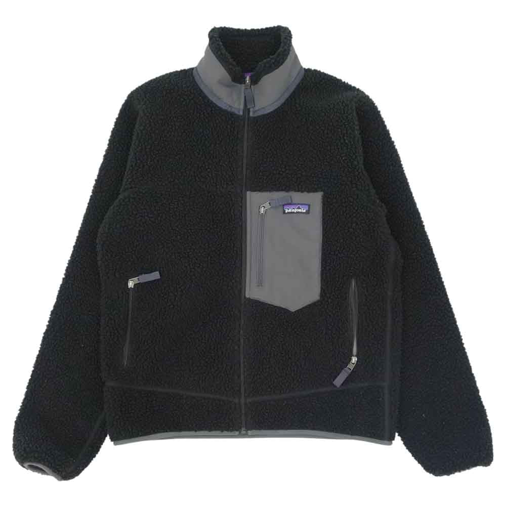patagonia パタゴニア 18AW 23056 18年製 Classic Retro-X Jacket メンズ クラシック レトロX フリース ジャケット ブラック系 S【中古】
