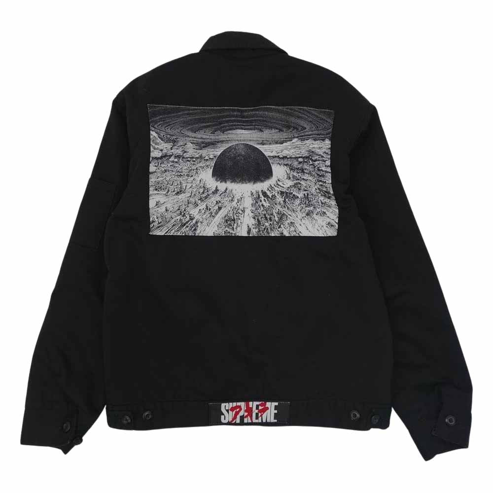 Supreme シュプリーム 17AW × AKIRA Work Jacket アキラ ワーク ジャケット ブラック系 S【中古】
