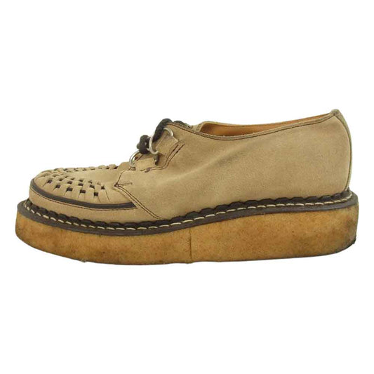 GEORGE COX ジョージコックス 3588 GIBSON ギブソン ラバーソール ライトブラウン系 4【中古】